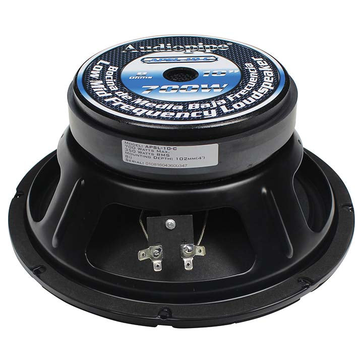 Audiopipe APSL10C 10" 700 Watt Loudspeaker