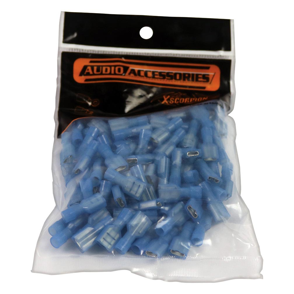XSCORPION FD250NFB Quick Disconnect 14/16ga. Female Blue (100 pack)