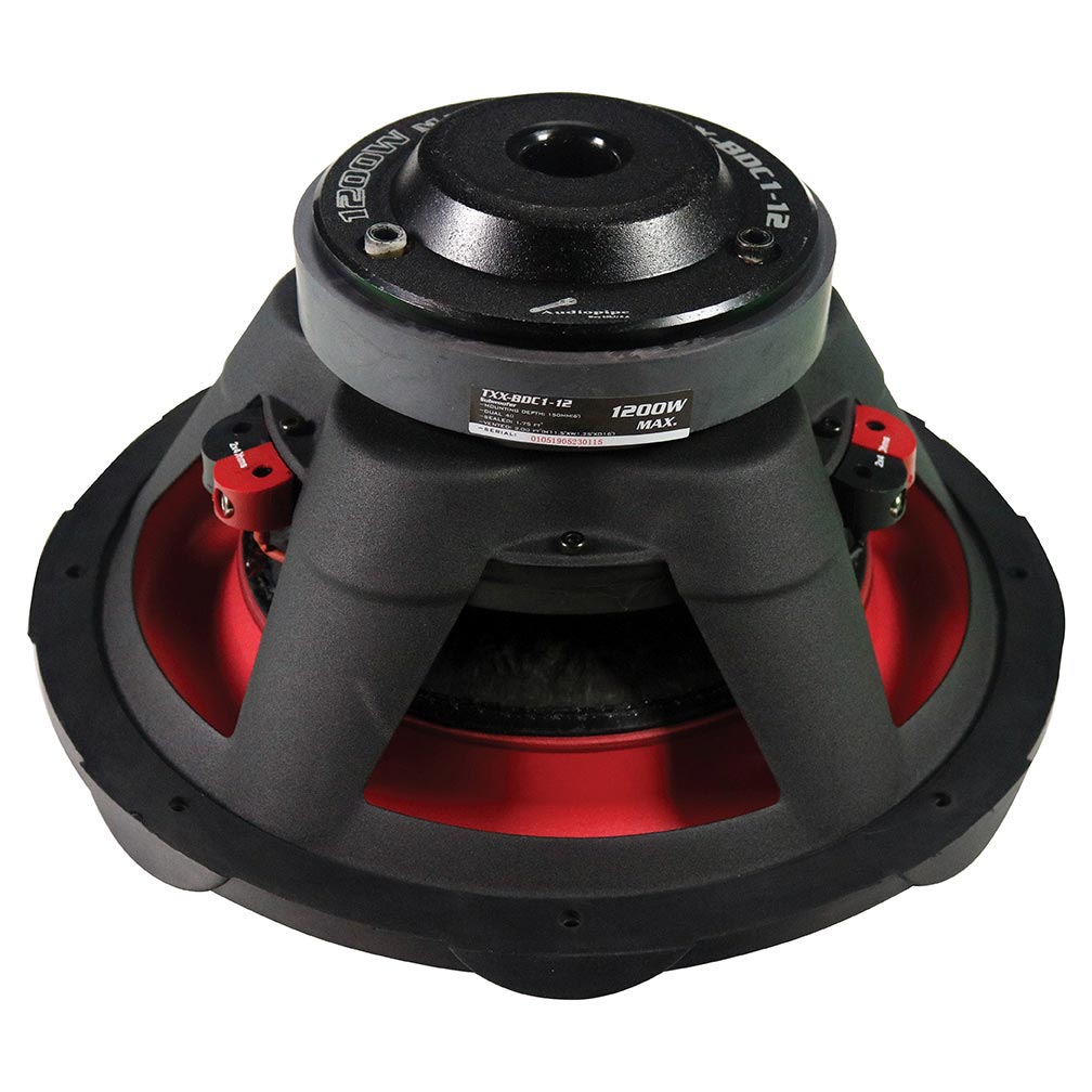 Audiopipe TXXBDC112 12" Woofer 1200W Max 4 Ohm DVC