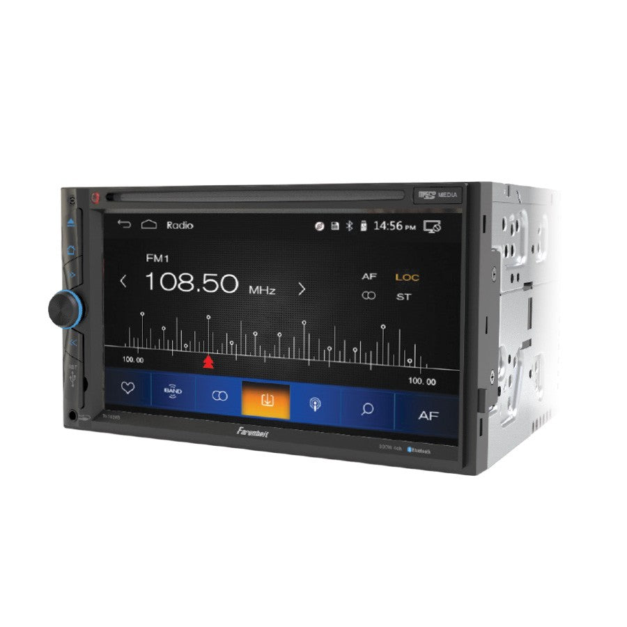 Farenheit TI702HB 7" LCD DDin Indash DVD Player Bluetooth Android