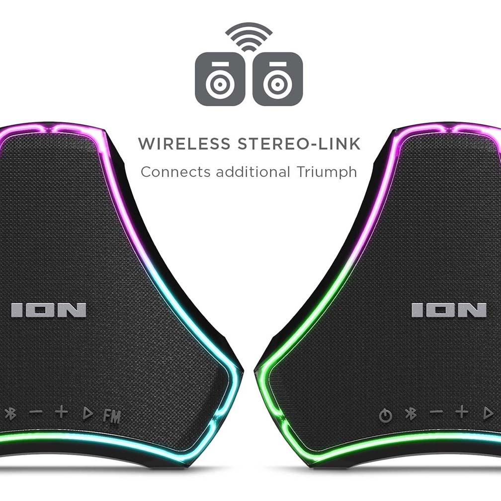 Ion TRIUMPH Audio Triumph Waterproof Bluetooth Speaker