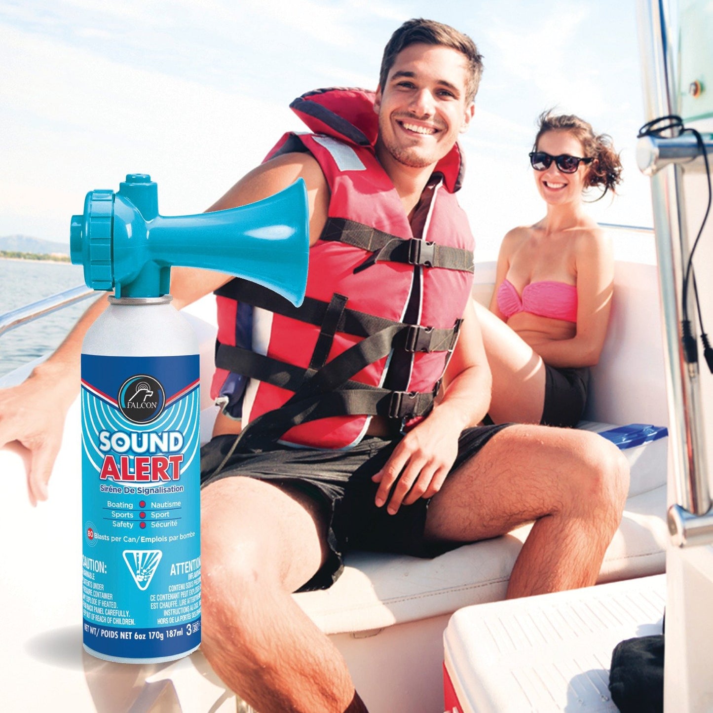 Falcon FSA6 6-oz. Sound Alert Signal Horn