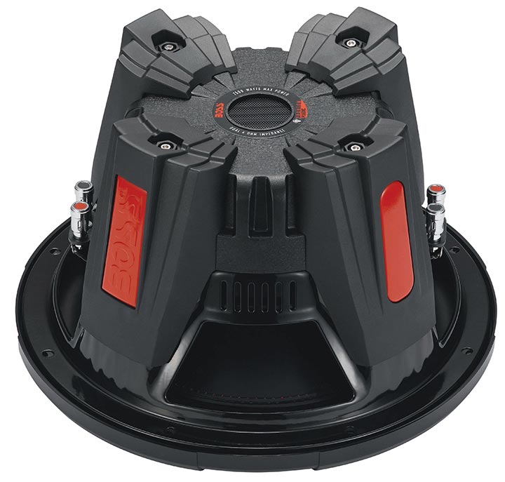 BOSS AUDIO P106DVC  Phantom 10 inch Dual Voice Coil (4 Ohm) 2100-watt Subwoofer