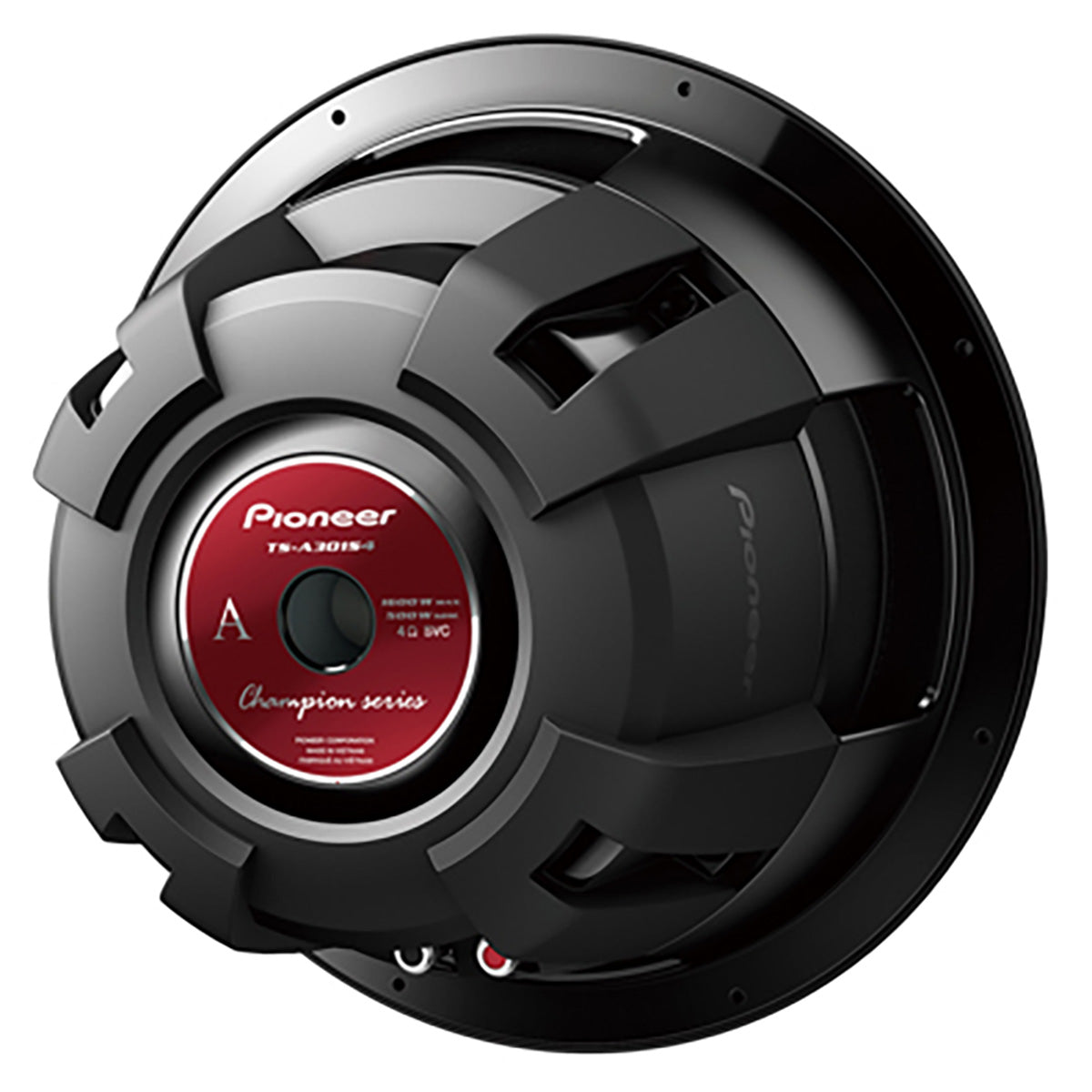 Pioneer TSA301D4 12" Woofer, 500W RMS/1600W Max, Dual 4 Ohm Voice Coils