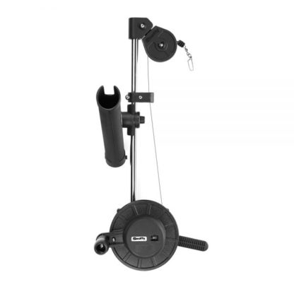 Scotty 1050S Depthmaster Manual Downrigger with Rod Holder – Black