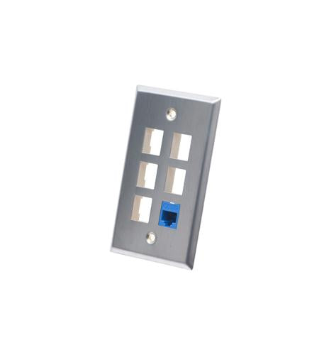 Icc FACE-6-SS Ic107sf6ss 6 Port Face Stainless Steel