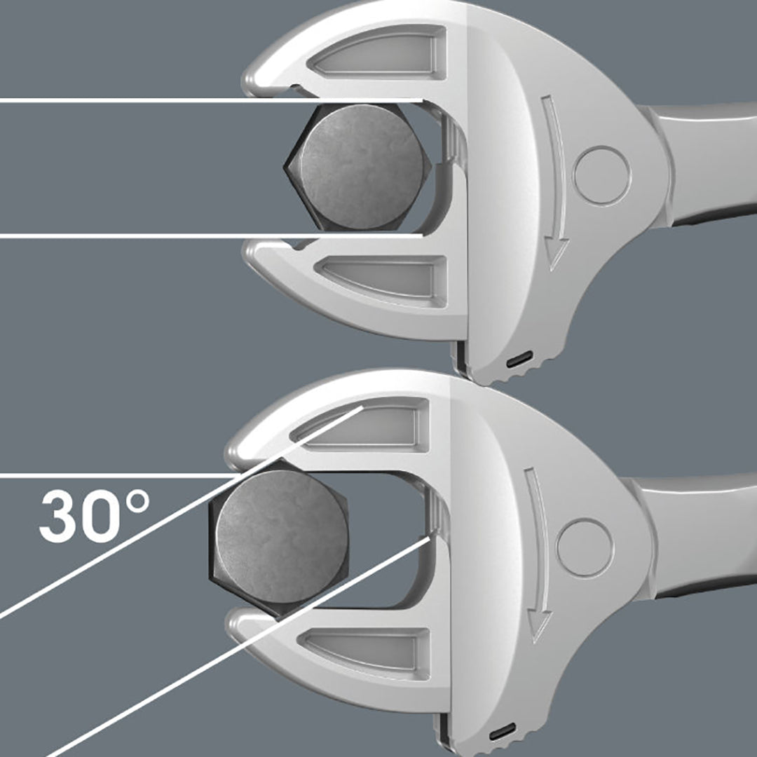 WERA Joker XL Self-Setting Combination Wrench: 19 – 24mm, 3/4" - 15/16"