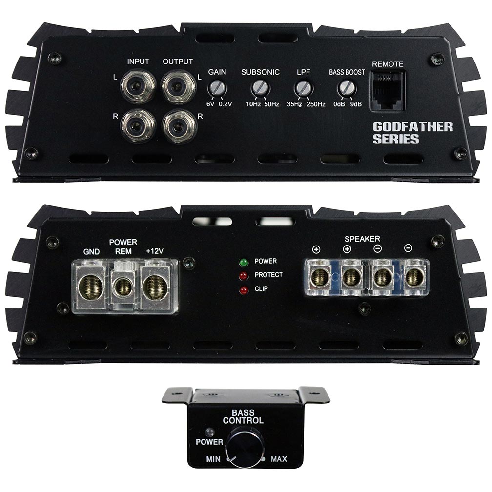 American Bass GF15001D Monoblock Amplifier, 1508 Watts RMS