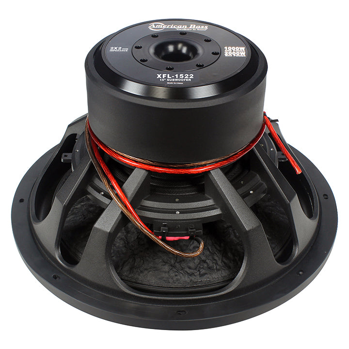 American Bass XFL1522 15" 2000 Watt 2 Ohm DVC Subwoofer