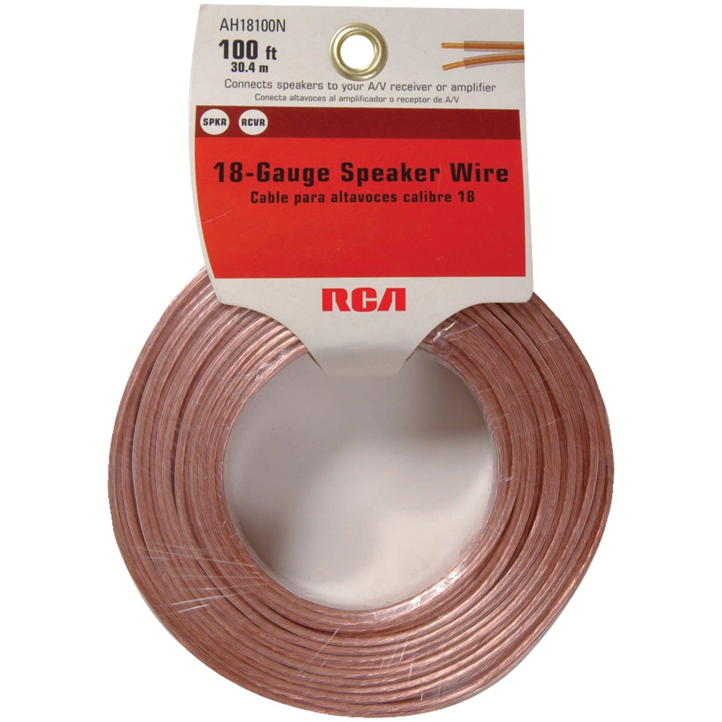 RCA AH18100R 18-Gauge Speaker Wire (100ft)