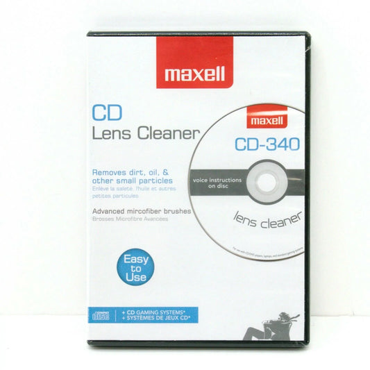 Maxell 190048 Maxlink Pro CD/DVD CD-340 Laser Lens Cleaner