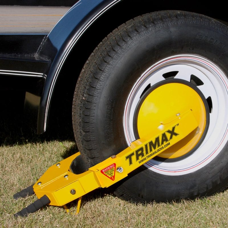 Trimax TWL100 Adjustable Wheel Lock Fits Nearly All 10 18 Wheels