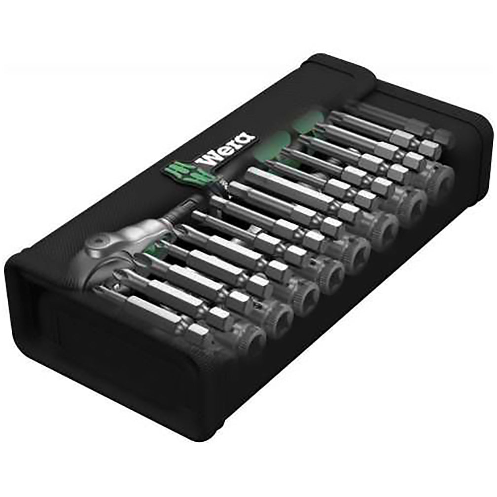 Wera 05004016001 8100 SA 6 Zyklop Metric Speed Ratchet Set 28 Piece 1/4" Drive
