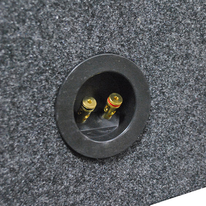 QPower QHD123HOLE 12" 3 HOLE EMPTY BOX 1" MDF - 40"x13"x13.5"