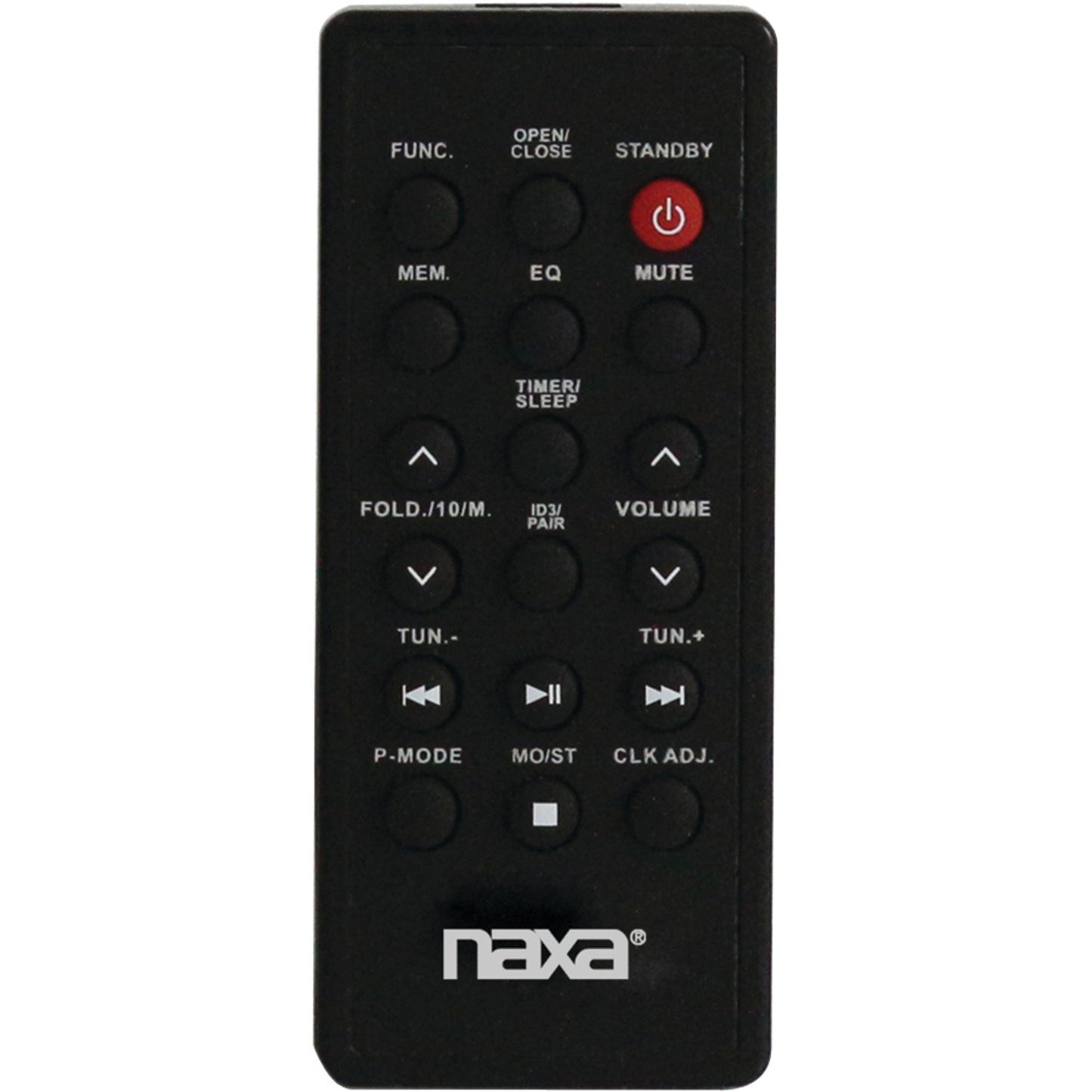 Naxa NPB-262 CD/MP3 Bass Reflex Boom Box & PA System w/Bluetooth