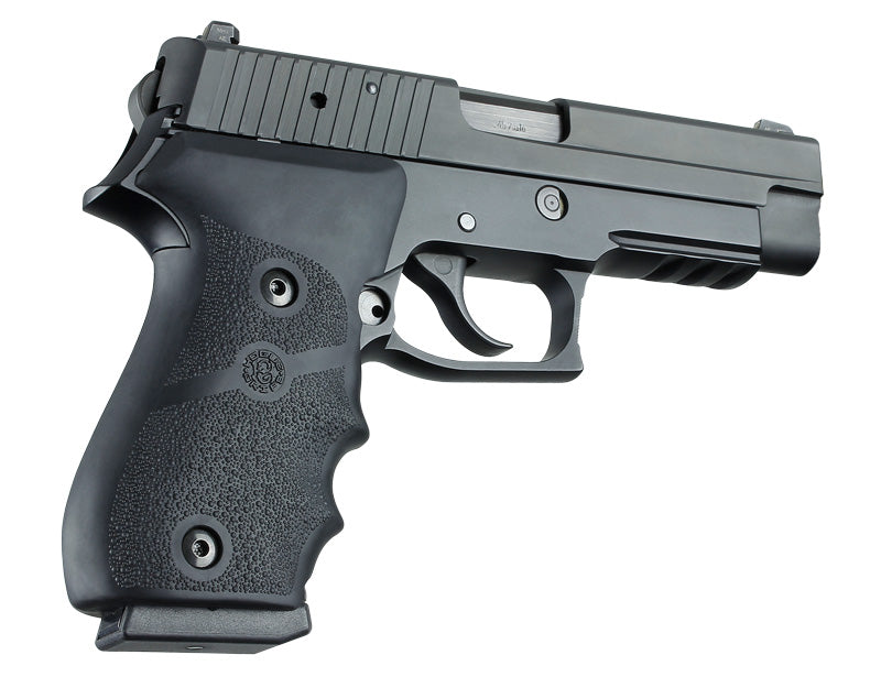 Hogue 20000 Sig Sauer P220 American Rubber W Finger Grooves Black