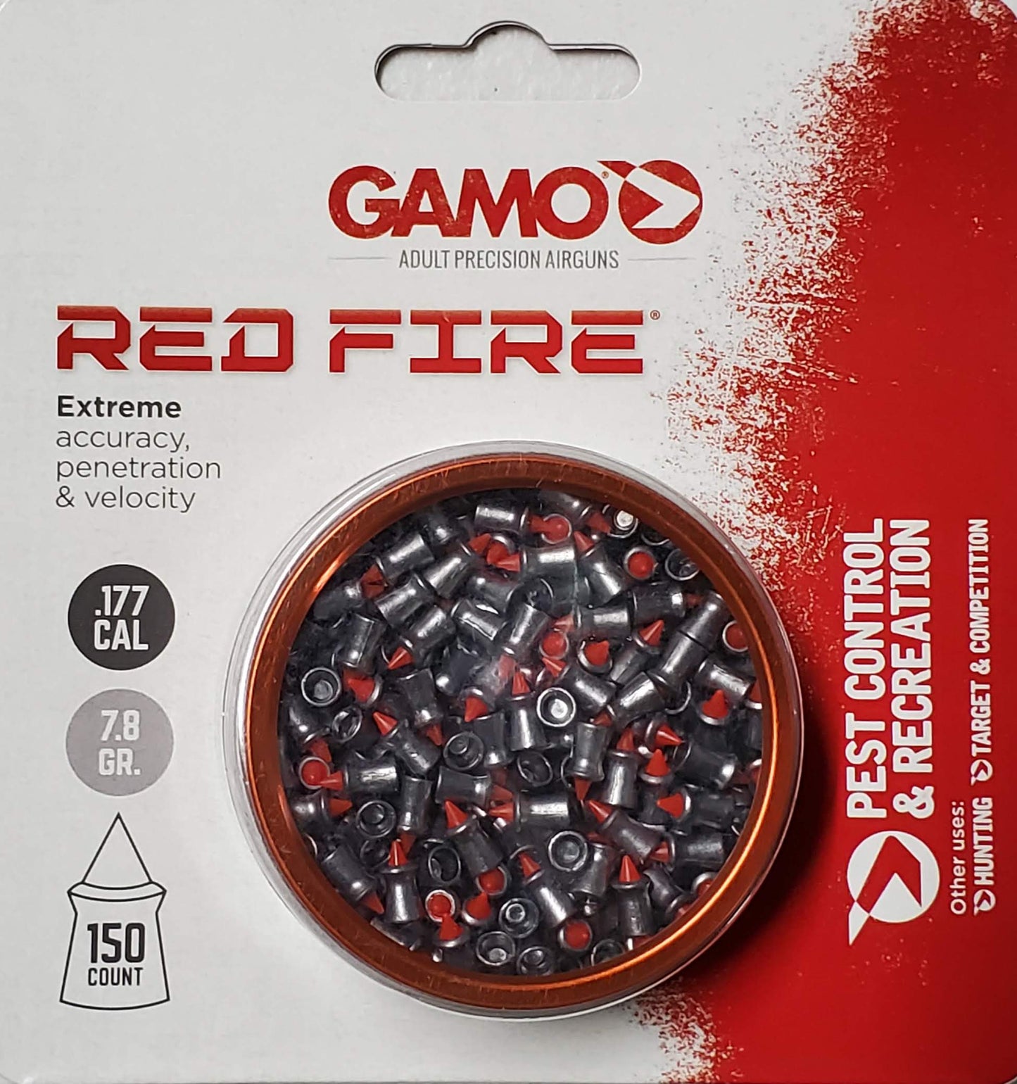 Gamo Red Fire .177 Caliber Pellets (Tin of 150)