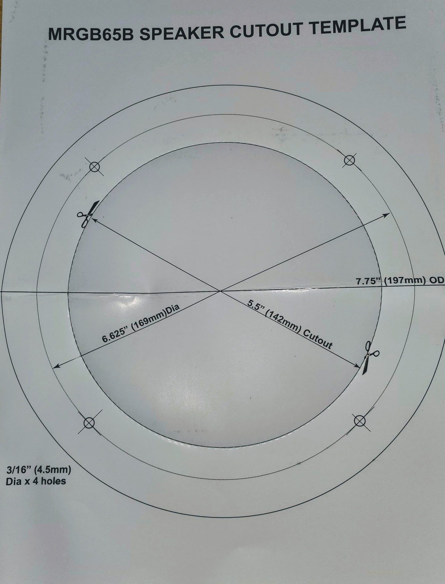 Boss Audio MRGB65B 6.5" 200 Watt 2 way Black Marine Speaker pair