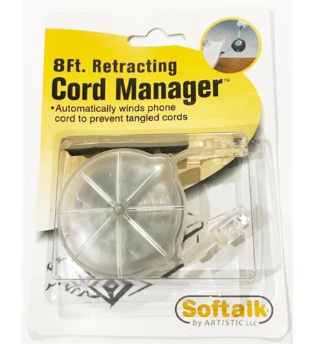 Softalk 01100 Cord Manager - Clear