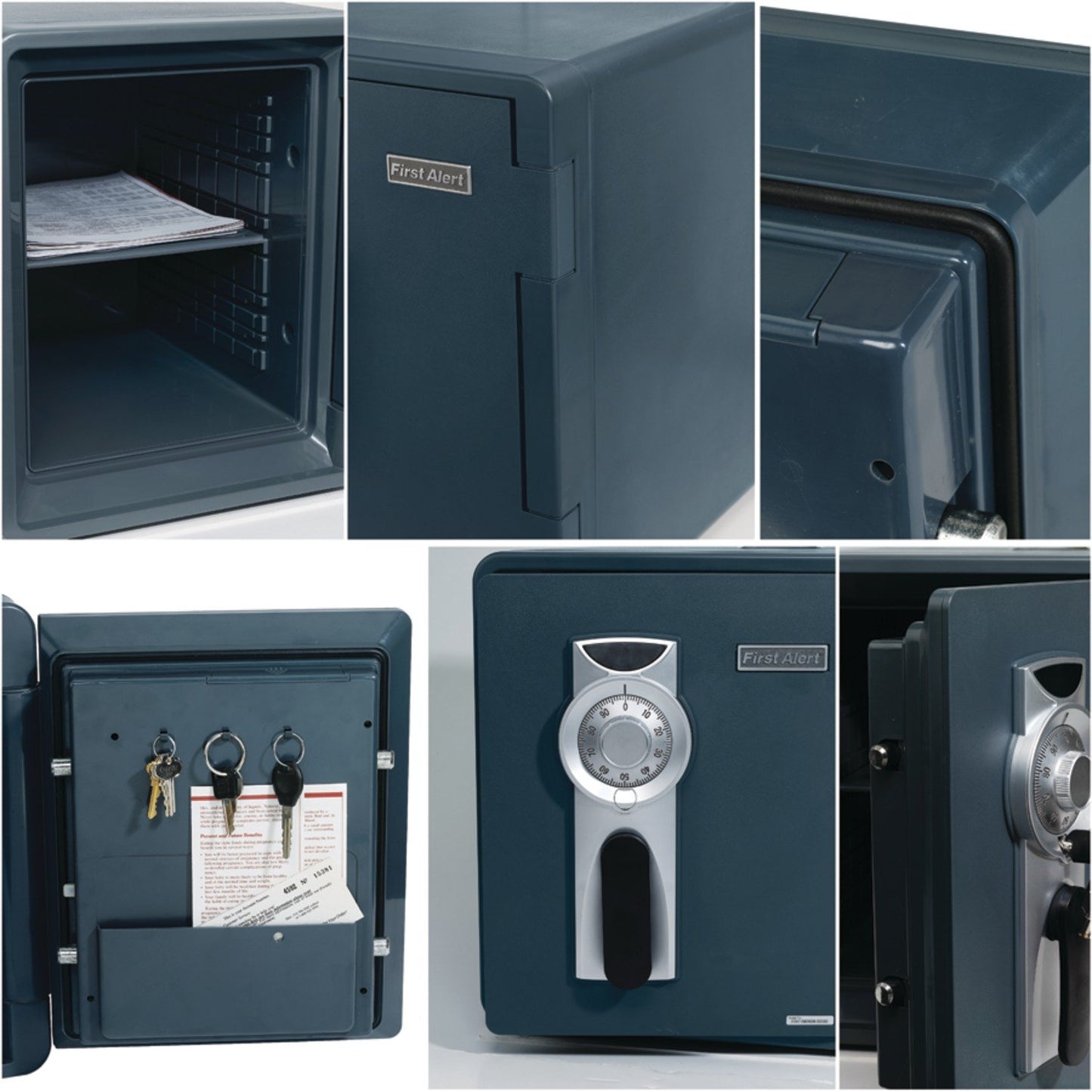 FIRST ALERT FAT2087F .94 Cubic-ft Waterproof and Fire-Resistant Combination Safe
