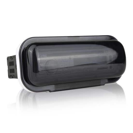 In-Dash Radio w/ 3.5'' Marine Mini Box Speakers 4ch Amp 4'' Stereo Speakers