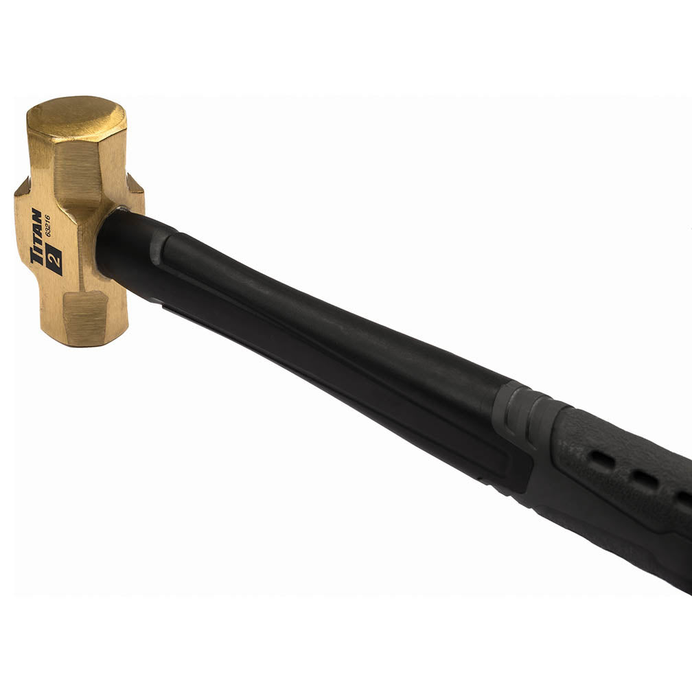 Titan 63216 Tool 2 lb Brass Non-Sparking Hammer