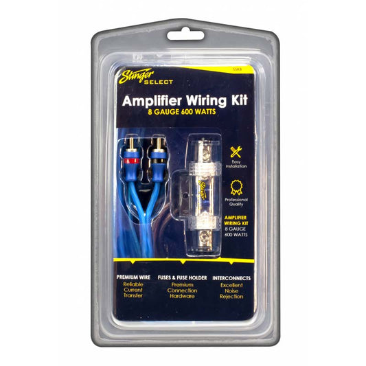 Stinger SSK8 8 Gauge Amplifier Wiring Kit