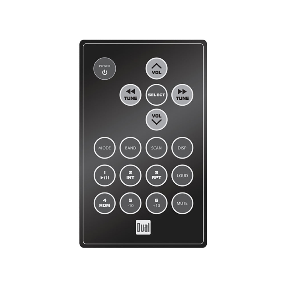 XR4115 Dual Am/Fm Receiver Mechless Receiver Remote