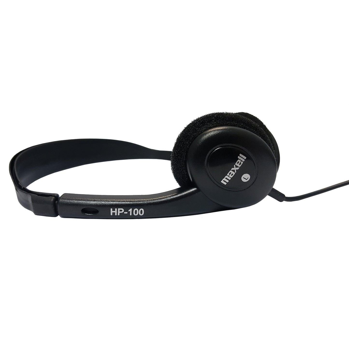 MAXELL 199845 HP-100M On-Ear Wired Headphones with Microphone