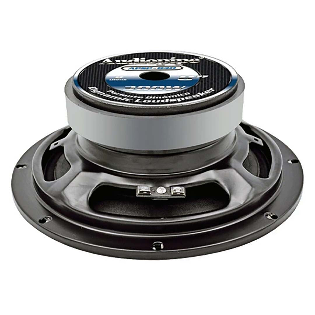 Audiopipe APSP840 8" Midbass Speaker, 150W RMS/300W Max, 8 Ohm