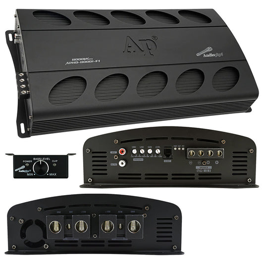 Audiopipe APHD80001F1 Monoblock Amplifier, 8000 Watts