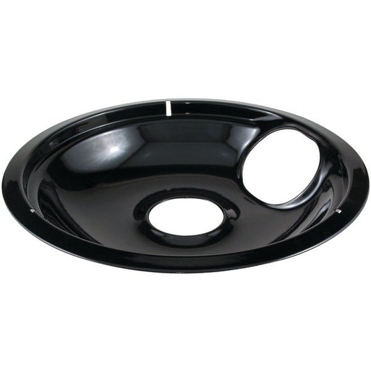 STANCO METAL PRODUCTS 414-8 Porcelain Drip Pan (8In; Black)