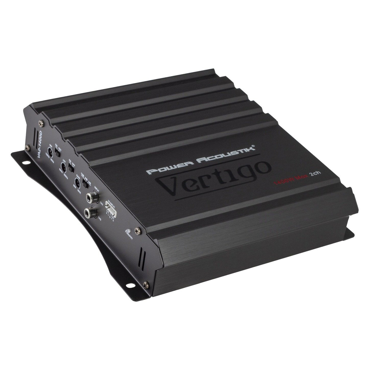 Power Acoustik VA2-1400D Vertigo Series 1,400W Max 2-Channel Class D Amp