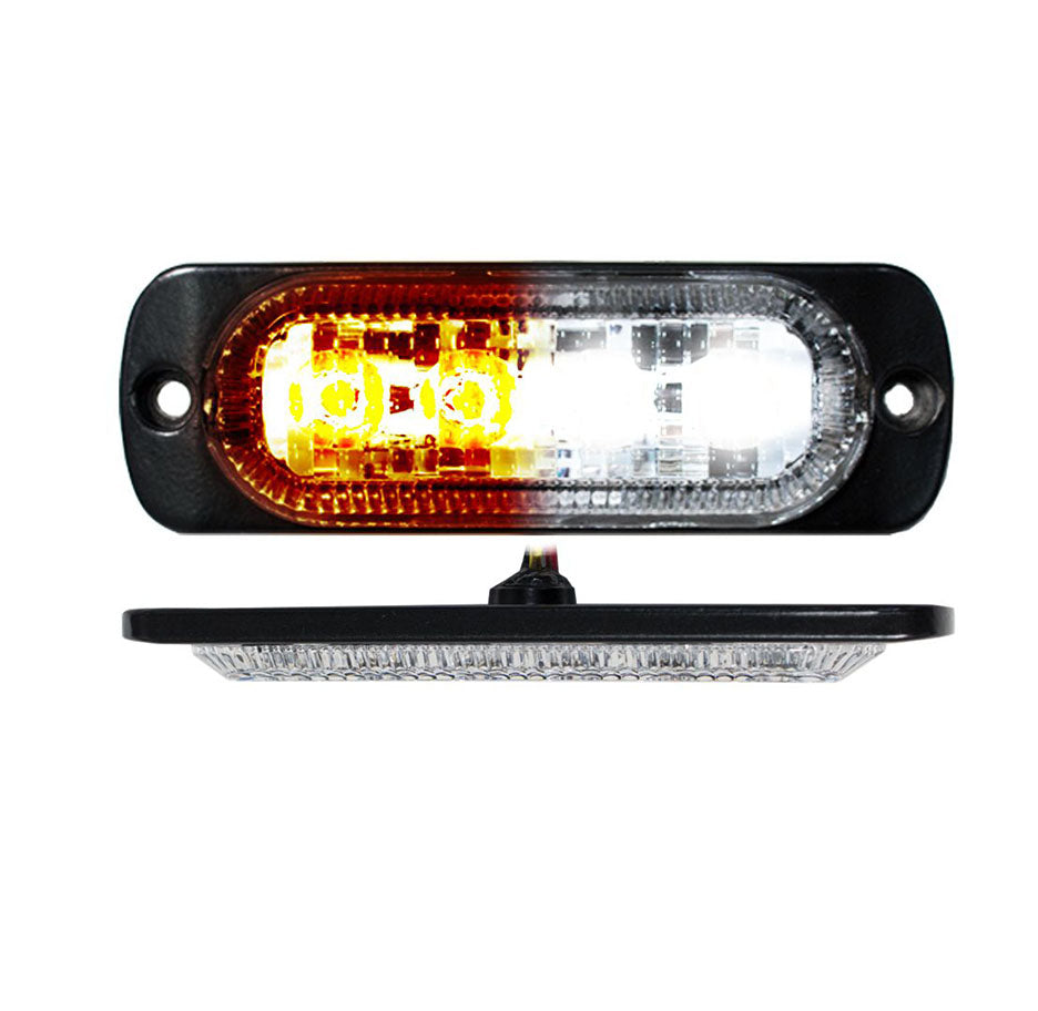 Race RS70014WA Sport 4-LED Ultra Slim Flush Mount Strobe Light Marker