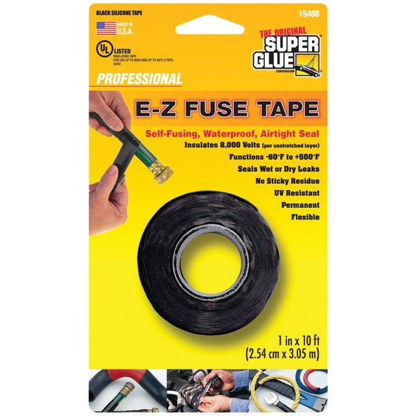 THE ORIGINAL SUPERGLUE 15408 Ez Fuse Silicone Tape