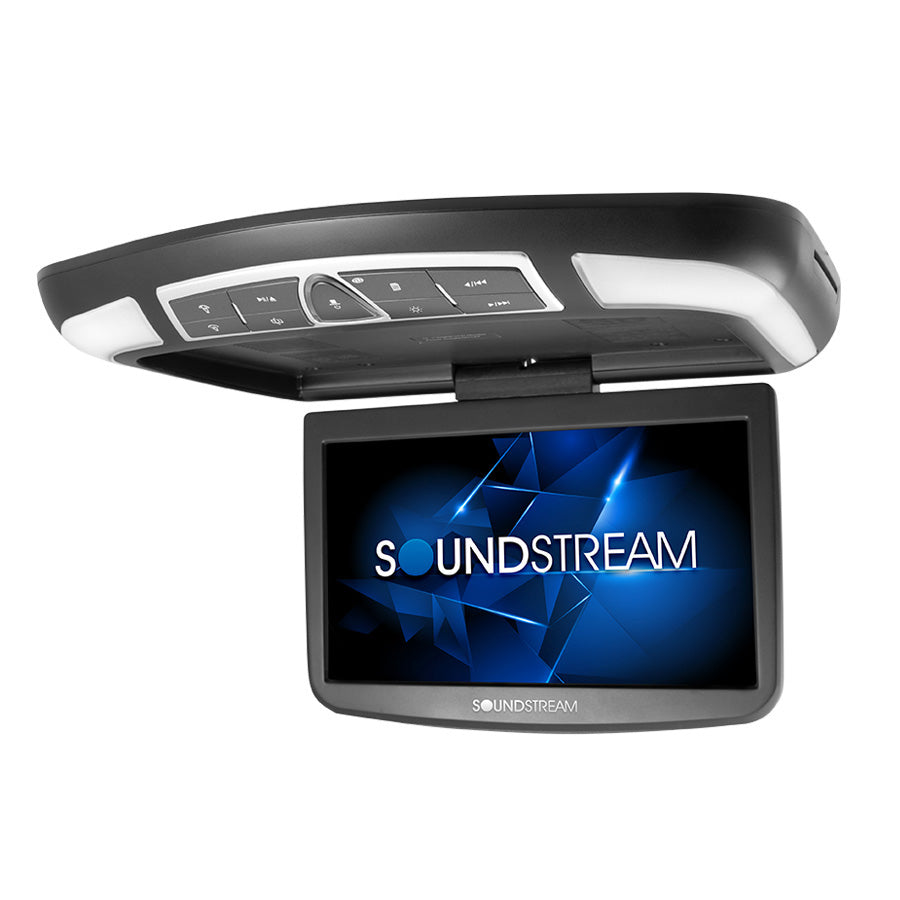 SoundStream VCM138H 13.8" Ceiling Mount DVD Entert. Sys. RGB Lights 3 Color