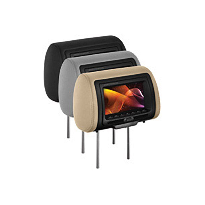 Planet Audio PH7ACD 7" Monitor in Headrest DVD USB/SD 3-color skins FM Modulated