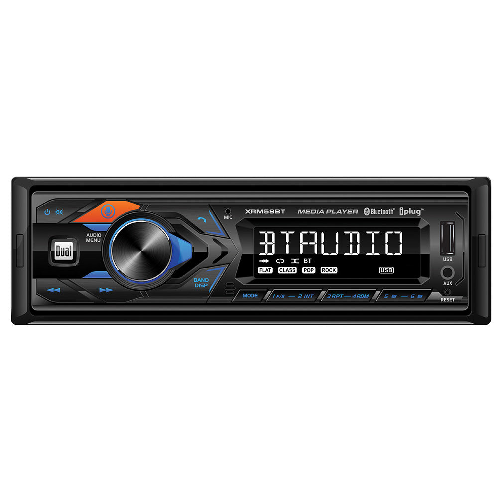 XRM59BT Dual Single Din Mechless Bluetooth Usb And Aux Digital Receiver