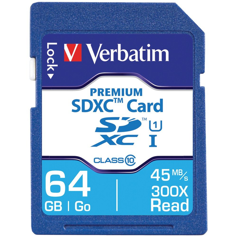 Verbatim 44024 Class 10 Premium SDXC™ Card (64GB)