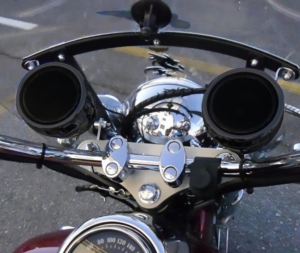 Renegade RXA100B Motorcycle Kit Speaker and Amplifier 100W Max Black