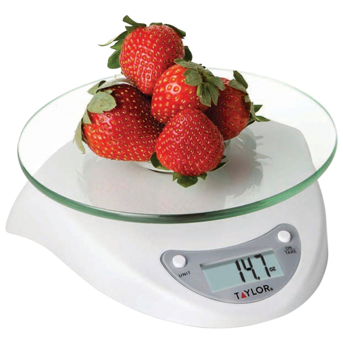Taylor Precision Products 3831WH Digital Glass-Top Kitchen Scale