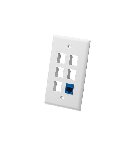 Icc FACE-6-WH Ic107f06wh- 6port Face White