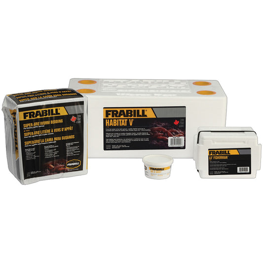 Frabill 1051F Habitat V Deluxe Worm Storage Kit