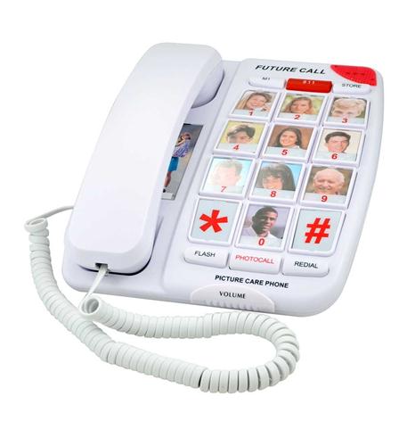 Future Call 1007-SP Picture Care Phone With Speaker Phone
