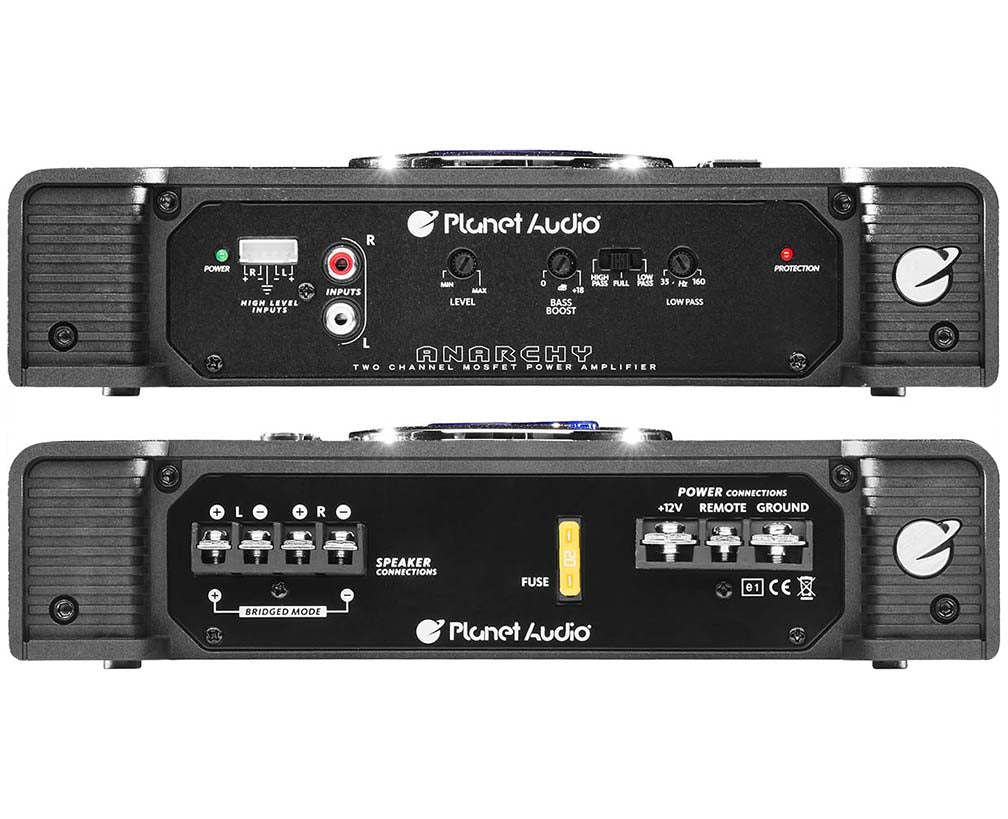 Planet Audio AC6002 2 Channel Amplifier, 600W MAX