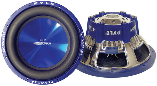 Pyle PLBW84 Subwoofer 8" Blue Wave 600 Watt DVC 60oz Magnet
