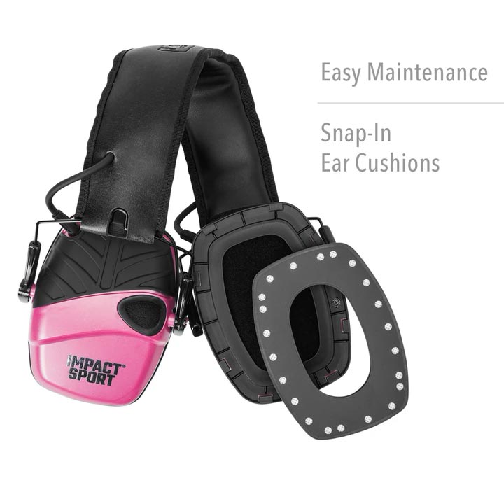 Howard Leight R02523 Impact Sport Electronic Earmuff Pink