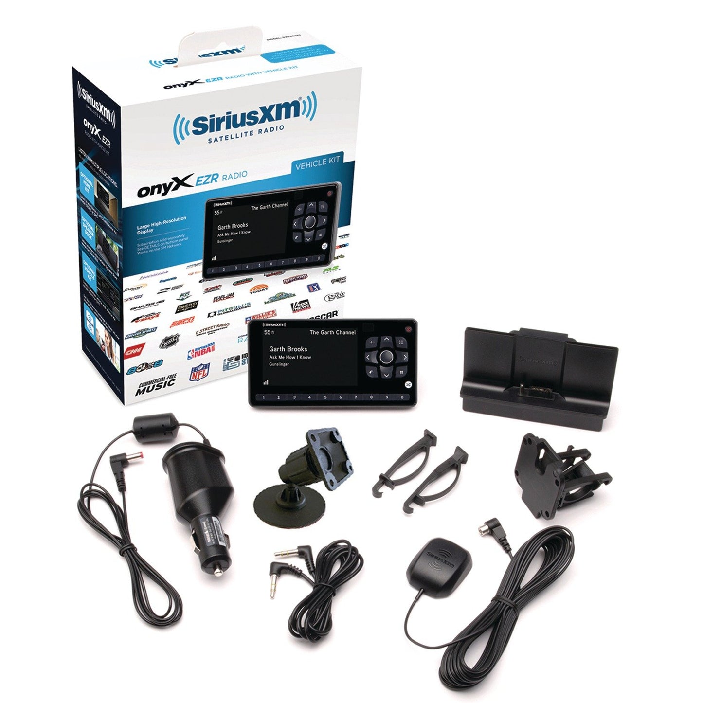 SiriusXM SXEZR1V1 Onyx EZR Radio w/Vehicle Kit