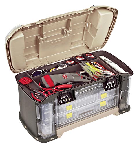 Plano 787010 Guide Series Angled Tackle Box System  Sandstone