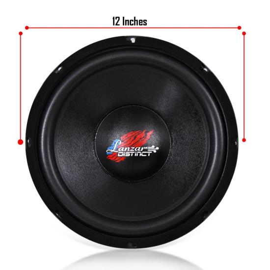 Lanzar DCTOA124 Distinct Series 12'' 4 Ohm Subwoofer SVC